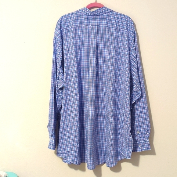 Ralph Lauren Plaid Performance Twill Men's 4XB shirt. - Picture 2 of 9